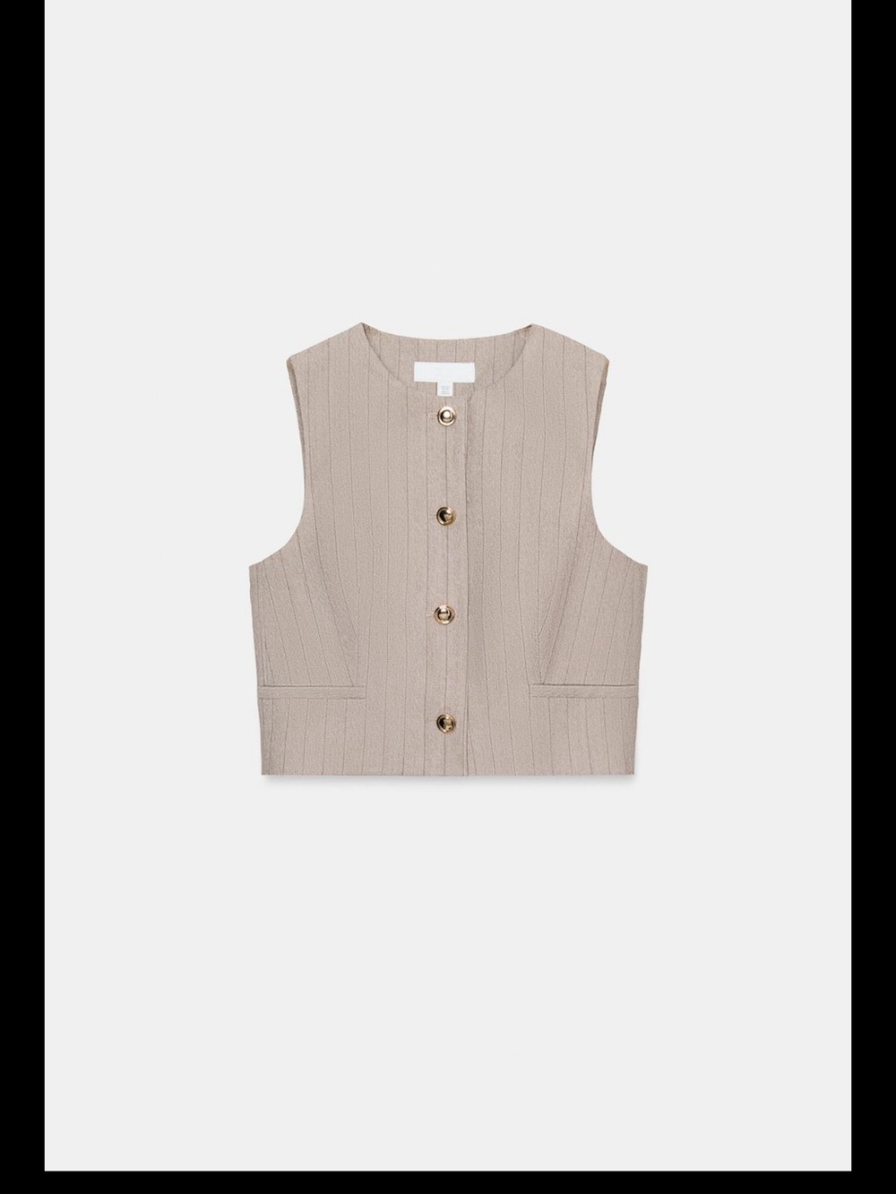 ZARA Herringbone Vest